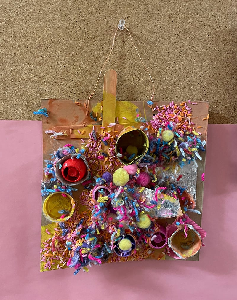 Recycled Craft Night: Collage 5